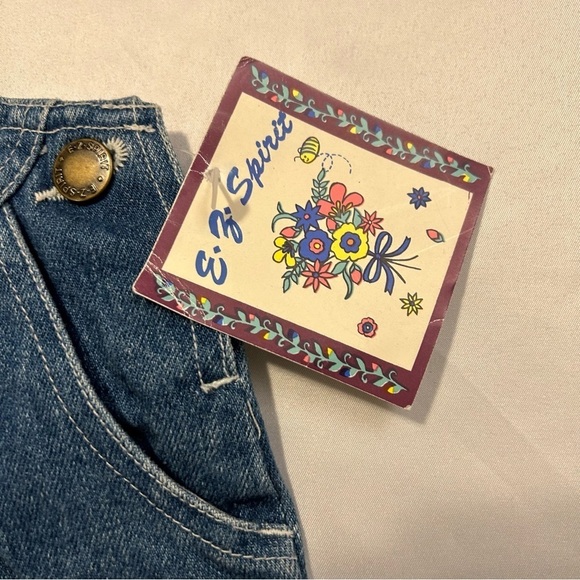 Vintage dead stock EZ Spirit overalls with embroidery - Picture 5 of 6